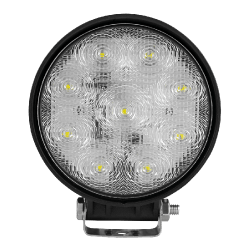 FARO TRABAJO LED REDONDO - 12/24V - 27W- LUZ DISPERSA