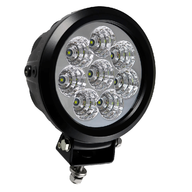 FARO TRABAJO LED REDONDO - 12/24V - 80W- LUZ DISPERSA