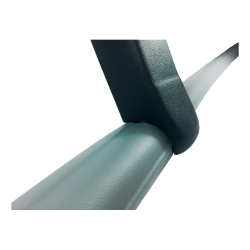 PERFIL APOYABRAZOS CRISTAL DOBLE RAL7015 BARRA 2070mm