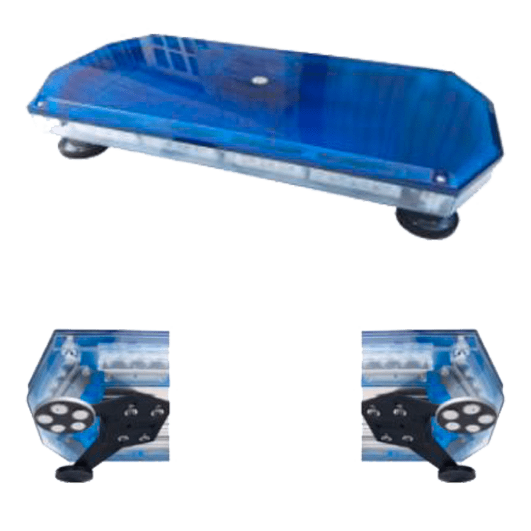 PUENTE LED AZUL 600mm - 12/24V - MAGNETICO - CONEXIÓN A MECHERO