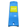 PULSADOR BARRA AZUL/AMARILLO STOP - BRAILLE