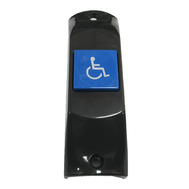PULSADOR BARRA GRIS/AZUL - SILLA RUEDAS BRAILLE