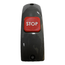 PULSADOR BARRA INALAMBRICO GRIS/ROJO - STOP - BRAILE - VERTICAL