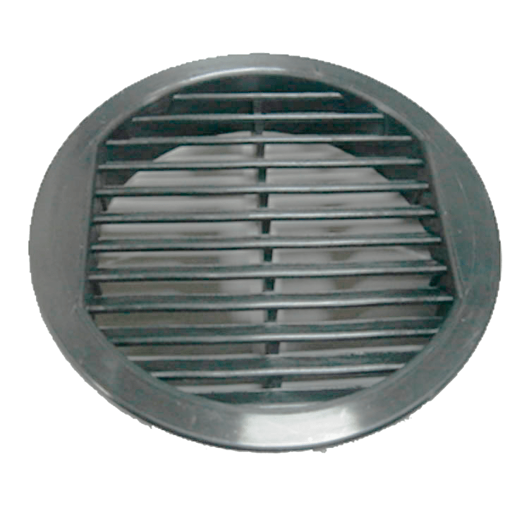 DIFUSOR AIRE REDONDO 80/70mm GRIS - REJILLA