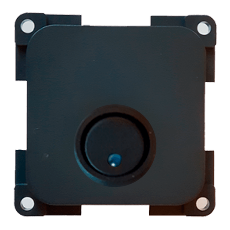 INTERRUPTOR LED AZUL EN TAPA GRIS ANTRACITA
