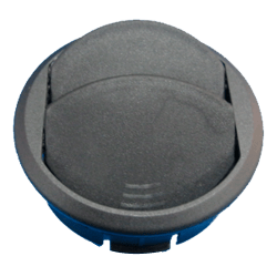 DIFUSOR AIRE REDONDO 72/68mm NEGRO