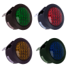 PILOTO LED AZUL/AMBAR/ROJO/VERDE - 12/24V - ØE-23/ØI-19,3mm