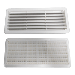 DIFUSOR AIRE BLANCO 270x120mm 150cm² CON MOSQUITERA