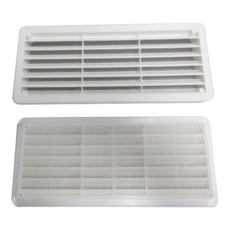 DIFUSOR AIRE BLANCO 270x120mm 150cm² CON MOSQUITERA