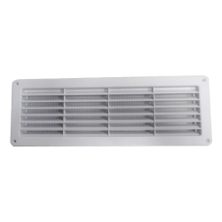 DIFUSOR AIRE BLANCO 370x130mm 170cm² CON MOSQUITERA