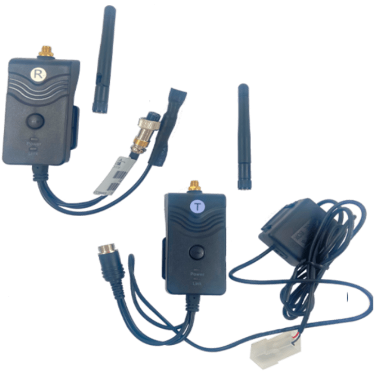 KIT EMISOR-RECEPTOR VIDEO INALAMBRICO 12/24V - 2,4 Ghz