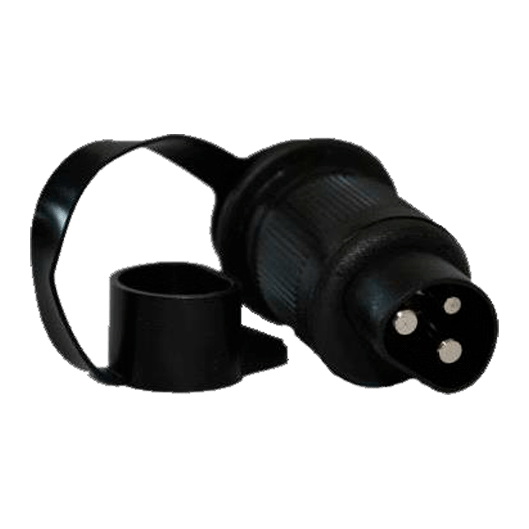 CLAVIJA ENCHUFE 3 POLOS PVC