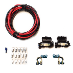 KIT BASICO PARA INSTALAR BATERIA AUXILIAR EN CAMPER RELE AUTOMATICO SB12200 (RELÉ NO INCLUIDO)