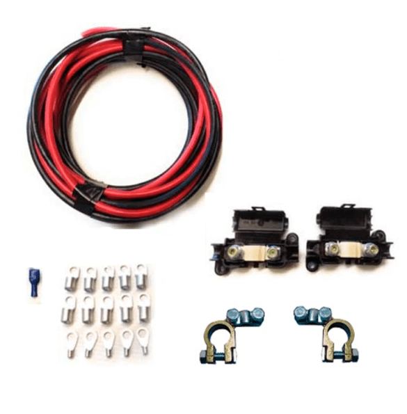 KIT BASICO PARA INSTALAR BATERIA AUXILIAR EN CAMPER RELE AUTOMATICO SB12200 (RELÉ NO INCLUIDO)