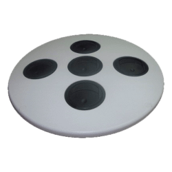 OBTURADOR BLANCO AIREADOR TECHO + 5 SALIDAS DE AIRE