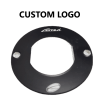 EMBELLECEDOR USB REDONDO NEGRO LETRA BLANCA LOGO CLIENTE XX