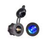 TOMA MECHERO 12/24V. CON LED AZUL