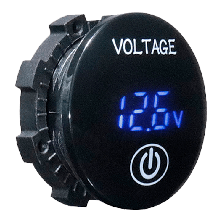 VOLTIMETRO 12/24V CON INTERRUPTOR