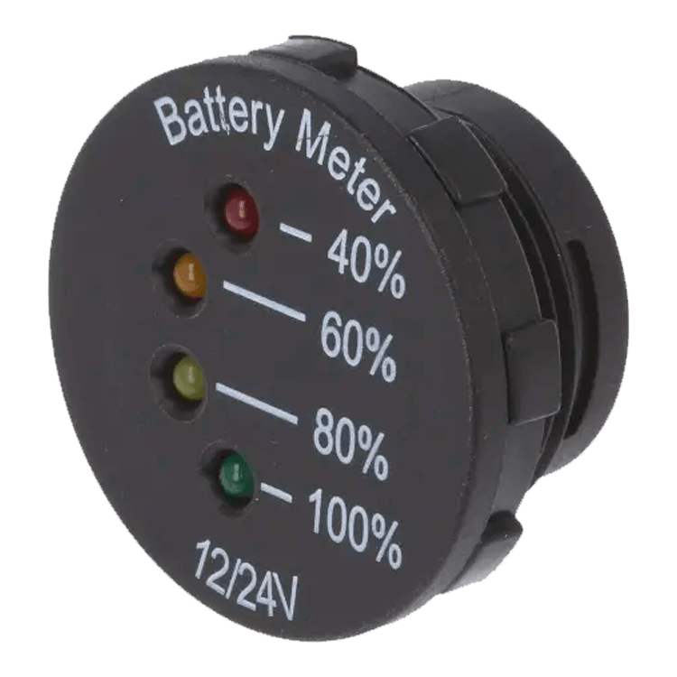 VOLTIMETRO 12/24 INDICADOR % BATERIA