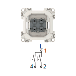 INTERRUPTOR DOBLE 1 POLO - I207105