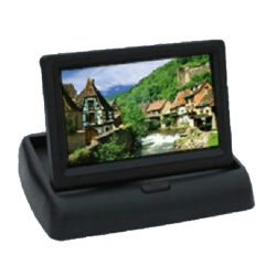 MONITOR 4,3" - 12V - ESCAMOTEABLE 2xCAMARA IN - CONECTOR RCA