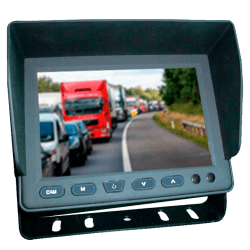 MONITOR 5" - 12/24V - 3xCAMARA IN - CONECTOR 4PIN