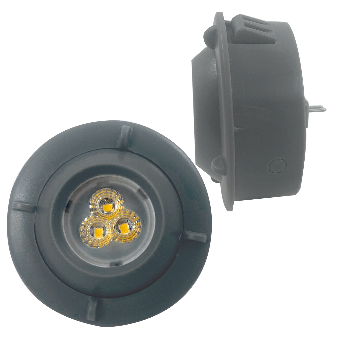 FOCO 3 LED - 1,5W - Ø61/55mm - 12/24V GRIS
