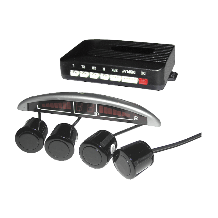 KIT 4 SENSORES PARKING 12V - CABLE DISPLAY 10mts - SENSORES 2mts