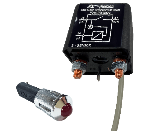 RELE SEPARADOR AUTOMATICO BATERIAS - 12V/200A - EURO6 - SALIDA LED EXTERNO