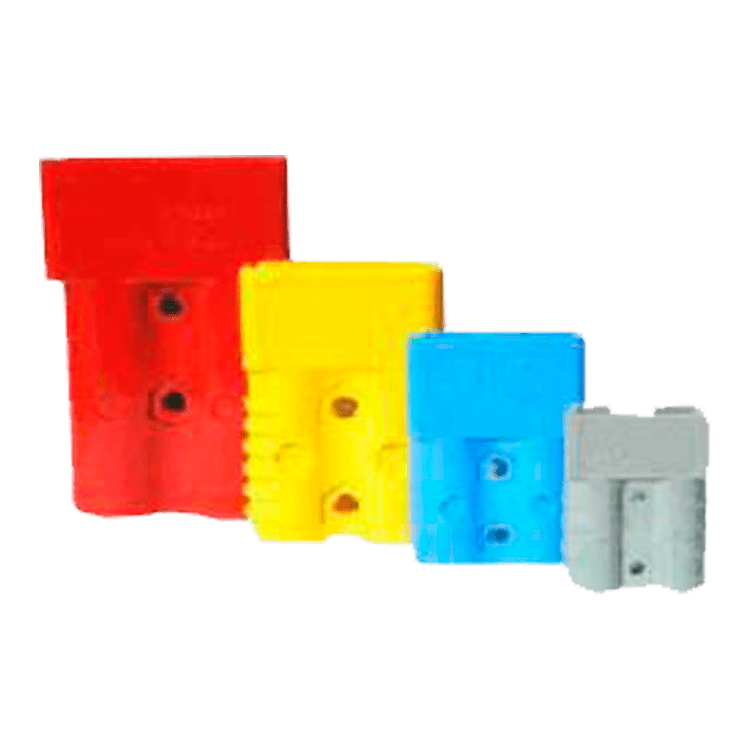 CONECTOR BATERIA 2P GRIS 50A.