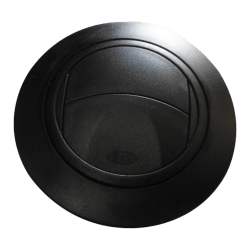 DIFUSOR AIRE REDONDO 101/75mm Espesor 4-3-2mm NEGRO + TOBERA 55mm