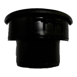 DIFUSOR AIRE REDONDO 63/56mm NEGRO C/TOBERA 40mm