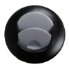 DIFUSOR AIRE REDONDO 92/68mm NEGRO/PLATA