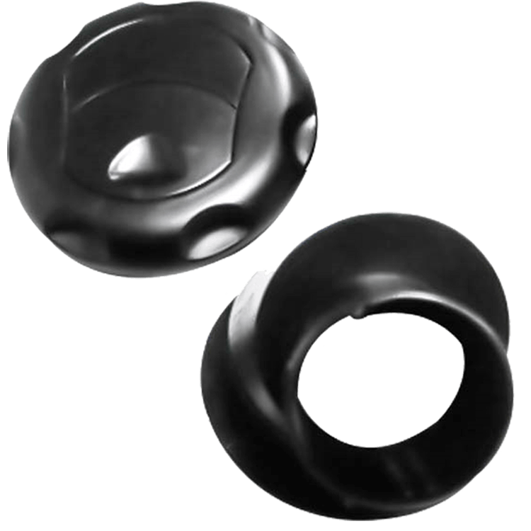 DIFUSOR AIRE REDONDO 92/76mm NEGRO C/TOBERA 45mm