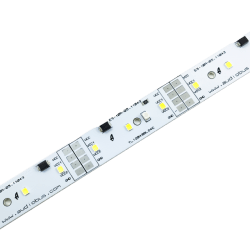 TIRA 24 LED BLANCO NEUTRO 4000K + 2 PENUMBRA AZUL - CONECTOR PCB - 12V - 480x18mm