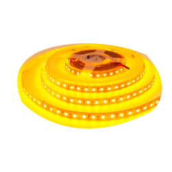 ROLLO TIRA FLEXIBLE 300 LED AMBAR - 2835 - IP65 - 12V - 5mts