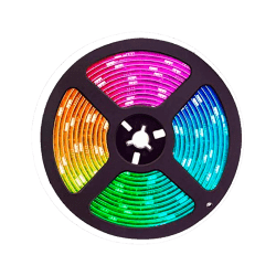 ROLLO TIRA FLEXIBLE 300 LED RGB - 5050 - IP65 - 12V - 5mts