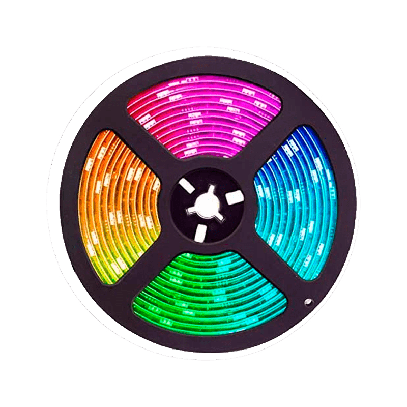ROLLO TIRA FLEXIBLE 300 LED RGB - 5050 - IP65 - 12V - 5mts