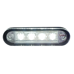 PILOTO LED BLANCO 4000K - 12/24V