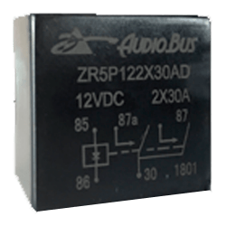 RELE 12V 2X30A CON DIODO