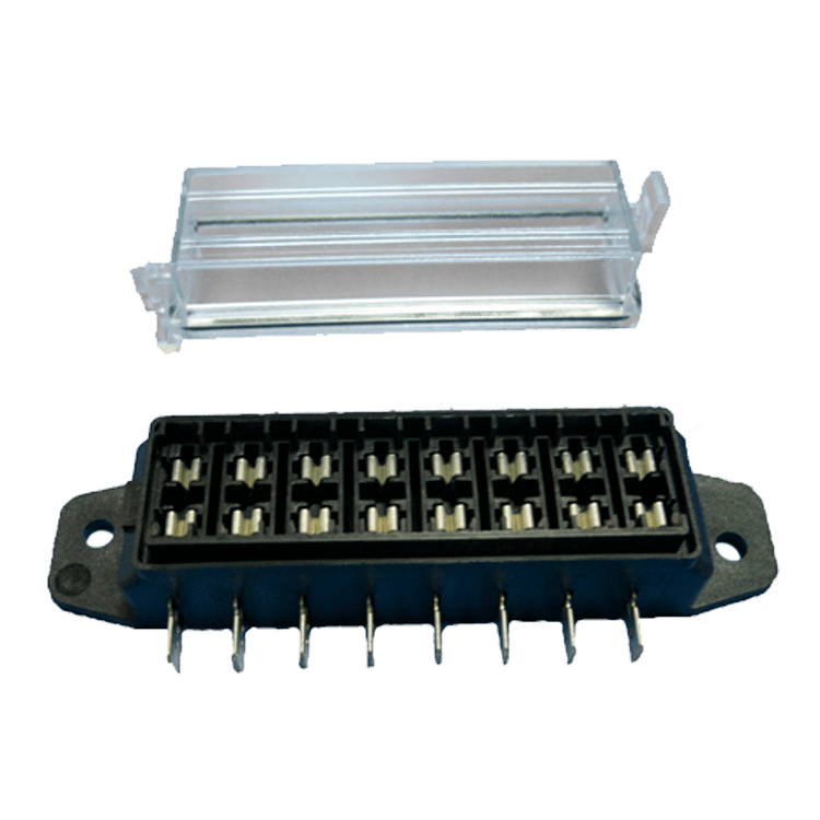 PORTAFUSIBLE TOMA LATERAL 8 FUSIBLES
