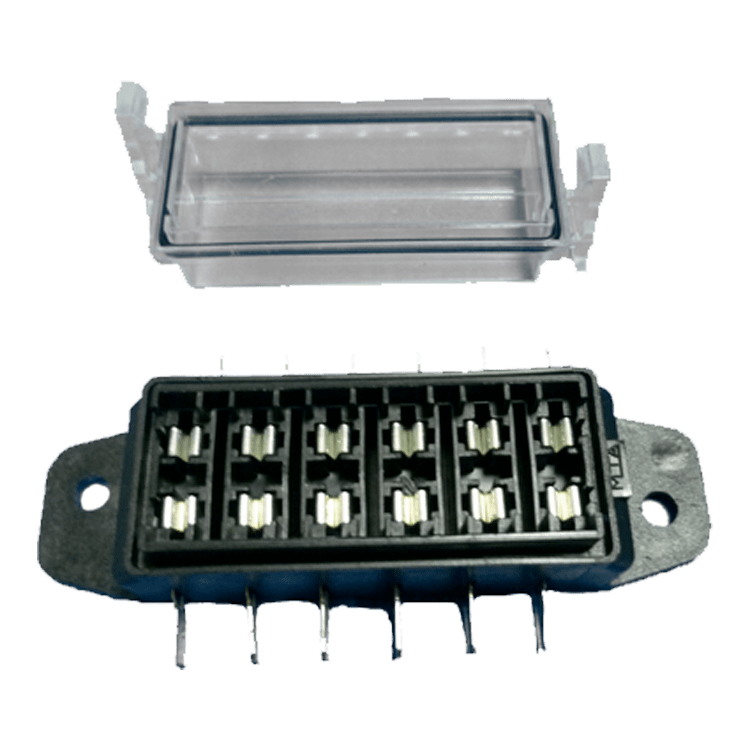 PORTAFUSIBLE TOMA LATERAL 6 FUSIBLES