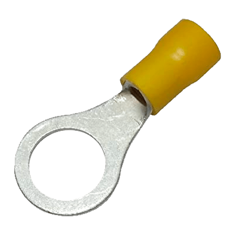 TERMINAL REDONDO PREAISLADO AMARILLO Ø 4,3/7,4mm - CABLE 4,0-6,0mm2
