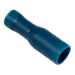 TERMINAL CILINDRICO AISLADO HEMBRA AZUL CON CASQUILLO - 1,5-2,5mm2