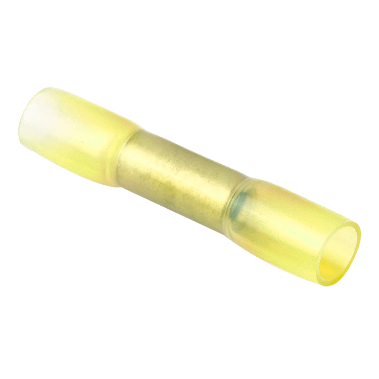 EMPALME PUNTA A PUNTA AISLADO 4.0-6.0mm2 AMARILLO / L=40,5mm / TERMORETRACTIL