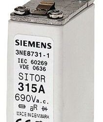 FUSIBLE SIEMENS NH000 SITOR 80A 80mm M8