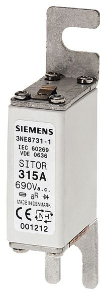 FUSIBLE SIEMENS NH000 SITOR 80A 80mm M8